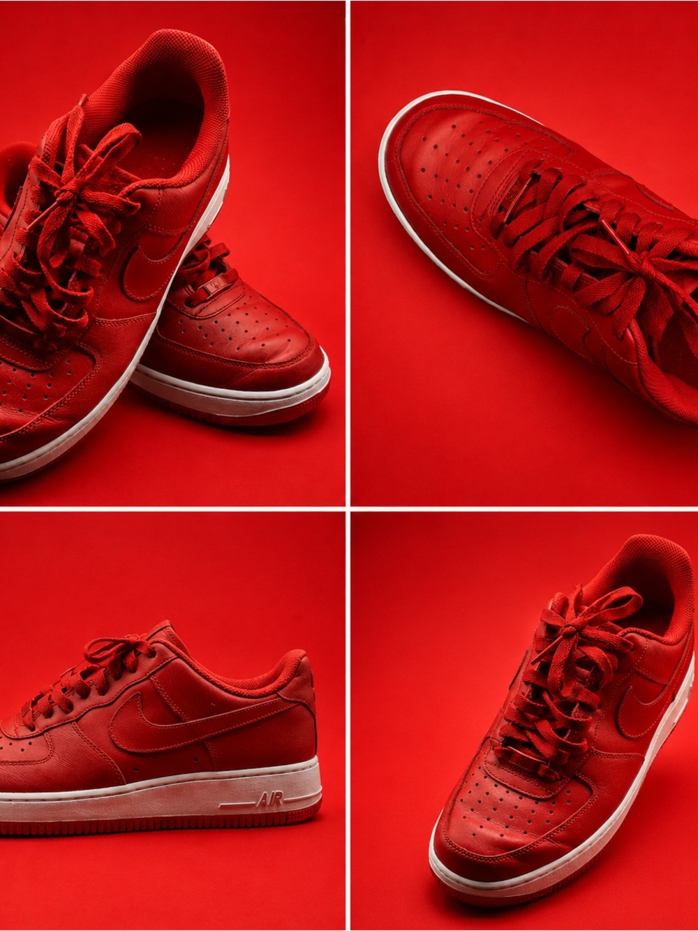 Nike Red Low-Top Sneakers